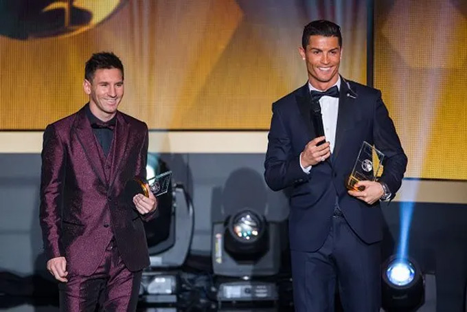 Messi vẫn tham gia lễ trao giải dù Ronaldo nhiều lần được vinh danh